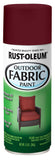 RustOleum 358831 Outdoor Fabric Spray Paint, Dark Red, 12 oz (Pack of 1)