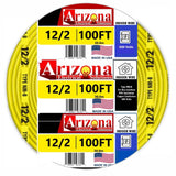 100 FT 12/2 Type NMB Copper. #12 AWG, 2 Conductors with Ground. Insulated Jacket Yellow
