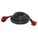 Valterra A10-3025EH Mighty Cord 30 Amp Extension Cord with Handle - 25, Red