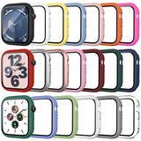 Tiorecime 20 Pack Case for Apple Watch Series SE 3/SE 2/SE/6/5/4 40mm with Tempered Glass Screen Protector, Shockproof Hard PC P