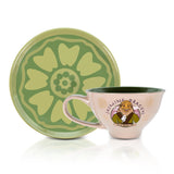Avatar: The Last Airbender Uncle Irohs Jasmine Dragon 12-ounce Ceramic Teacup and Saucer Set | Tea Party Gift Set For Coffee, Espresso, Mocha, Latte | Cute Anime Gifts and Collectibles