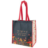 Karma Reusable Gift Bags Tote Bag and Gift Bag with Handles Perfect for Birthday Gifts and Party Bags RPET 1 Mushroom Large