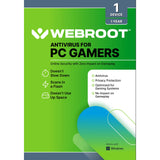Webroot Antivirus for PC Gamers 2026 | 1 Device | 1 Year Download + System Performance Optimizer | Packaged Version