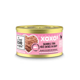 I and love and you XOXOs Wet Cat Food - Salmon + Tuna Pt  - Grain Free, Filler Free, 3oz Pack of 24 Cans