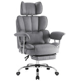 Big and Tall Executive Office Chair 400LBS, Heavy Duty Desk Chair with Footrest, Ergonomic Computer Chairs, Extra Wide Seat, Adj