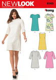 Simplicity Creative Patterns New Look 6145 Misses Dress, A (81012141618)