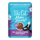 Tiki Cat Aloha Friends, Tuna, Calamari & Pumpkin, Grain-Free & High Moisture, Wet Cat Food for All Life Stages 3 oz. Pouch (Pack