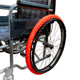 Wheelchair Tyre Covers for Rear Wheels 24'' Waterproof Wheelchair Tire Covers Protect Floors Carpets