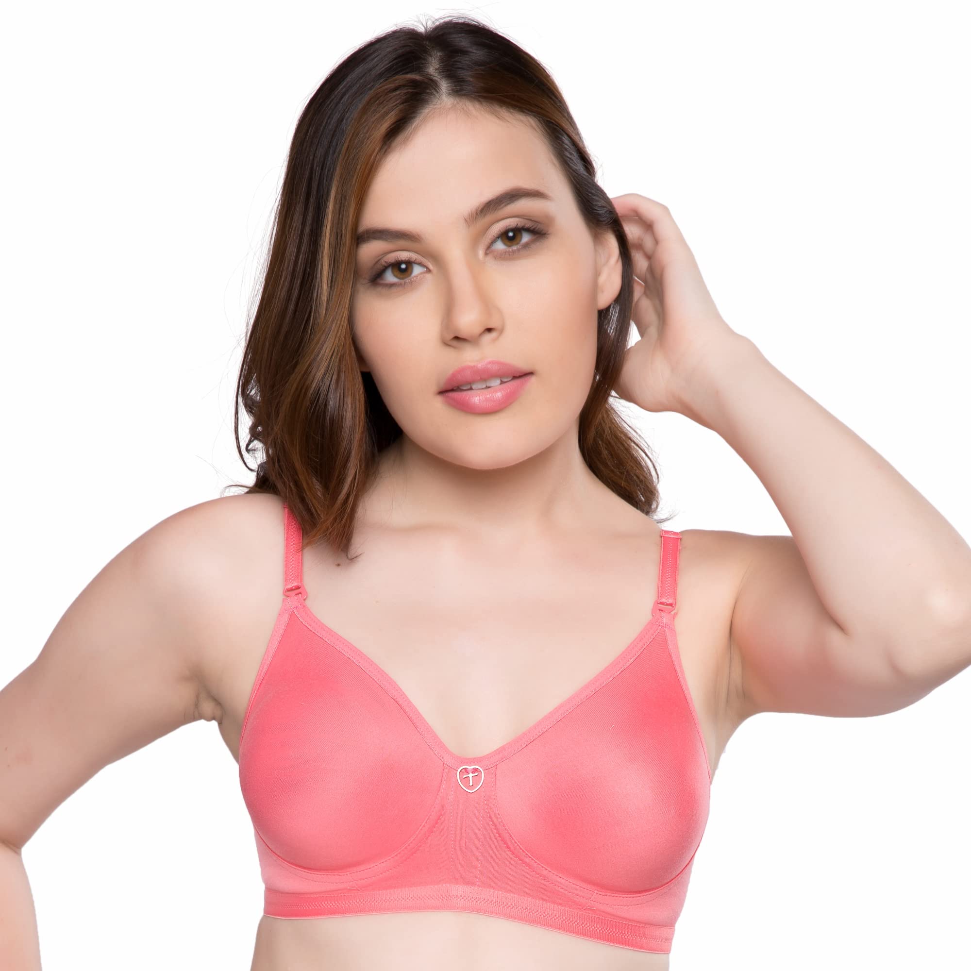 Trylo Paresha Stp 36 Coral C - Cup,CORAL,36,B0B3MZ9B6W