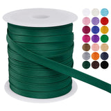 LEREATI Satin Bias Tape Double Fold 2/5 Inch x 55 Yards, Polyester Quilt BindingTape for Sewing, Piping Trim Fabric for Hemming,
