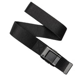 Arcade Belts Motion Belt For Men & Women Micro Adjustable Click Belt, Lighweight Stretch Belt, Casual Unisex Belts, Black/Blac