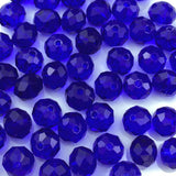 Jmassyang 300PCS 6mm Crystal Glass Beads Faceted Briolette Beads with Hole Loose Spacer Beads for DIY Jewelry Making Bracelets N