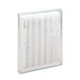 Smead Poly Envelope, 11/4 Expansion, HookAndLoop Closure, Top Load, Letter Size, Clear, 5 Per Pack (89670)