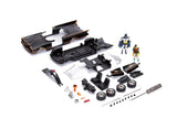 Jada Toys Build Ncollect 1966 Classic TV Series Batmobile w/Batman & RobinFigure 1/24 Diecast Model Kit, Black