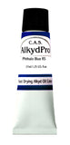 C.A.S. Paints AlkydPro Fast-Drying and Pigment pb15:4 Oil Color Paint Tube, 37ml, Phthalo Blue (RS)