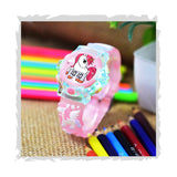Shocknshop Digital 3D Pattern Flashing Light Music Kids Unisex Watch For Boys & Girls Perfect For 5-12 Years -Wch331 (Pink Unico