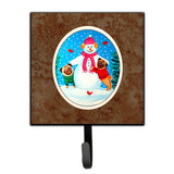 Caroline'S Treasures Pug Winter Snowman Leash Or Key Holder 7115Sh4, Small, Multicolor