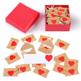 Motiskyy 60 Sets Mini Love Notes for Him Her with Envelopes Blank Cards Long Distance Relationship Gifts Bulk for Boyfriend Girl