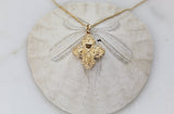Four Way Cross 14K Gold