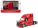 2025 Freightliner Cascadia Gen5 Sleeper Cab Truck Tractor Red Transport Series 1/64 Diecast Model by Diecast Masters