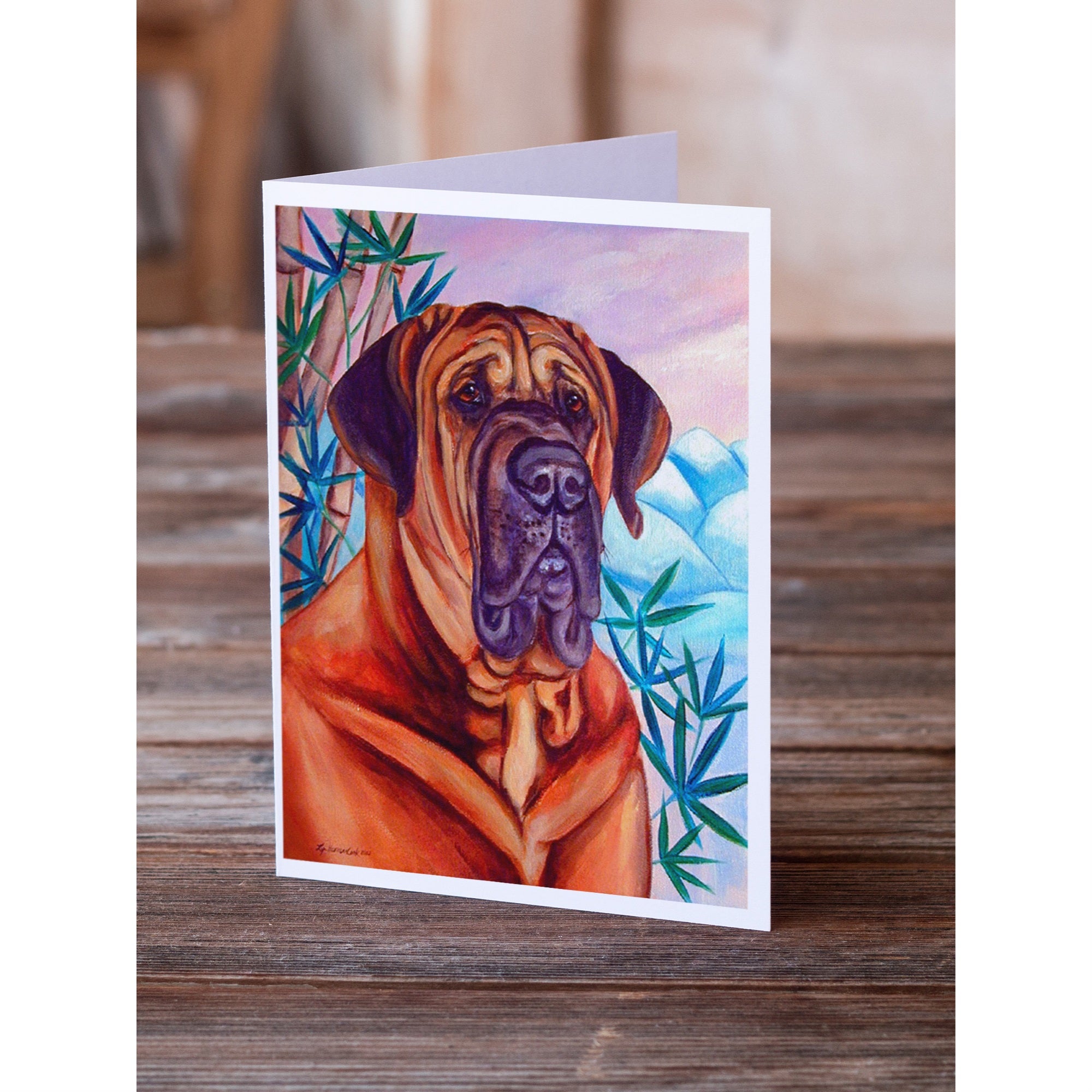 Tosa Inu Greeting Cards And Envelopes Pack Of 8