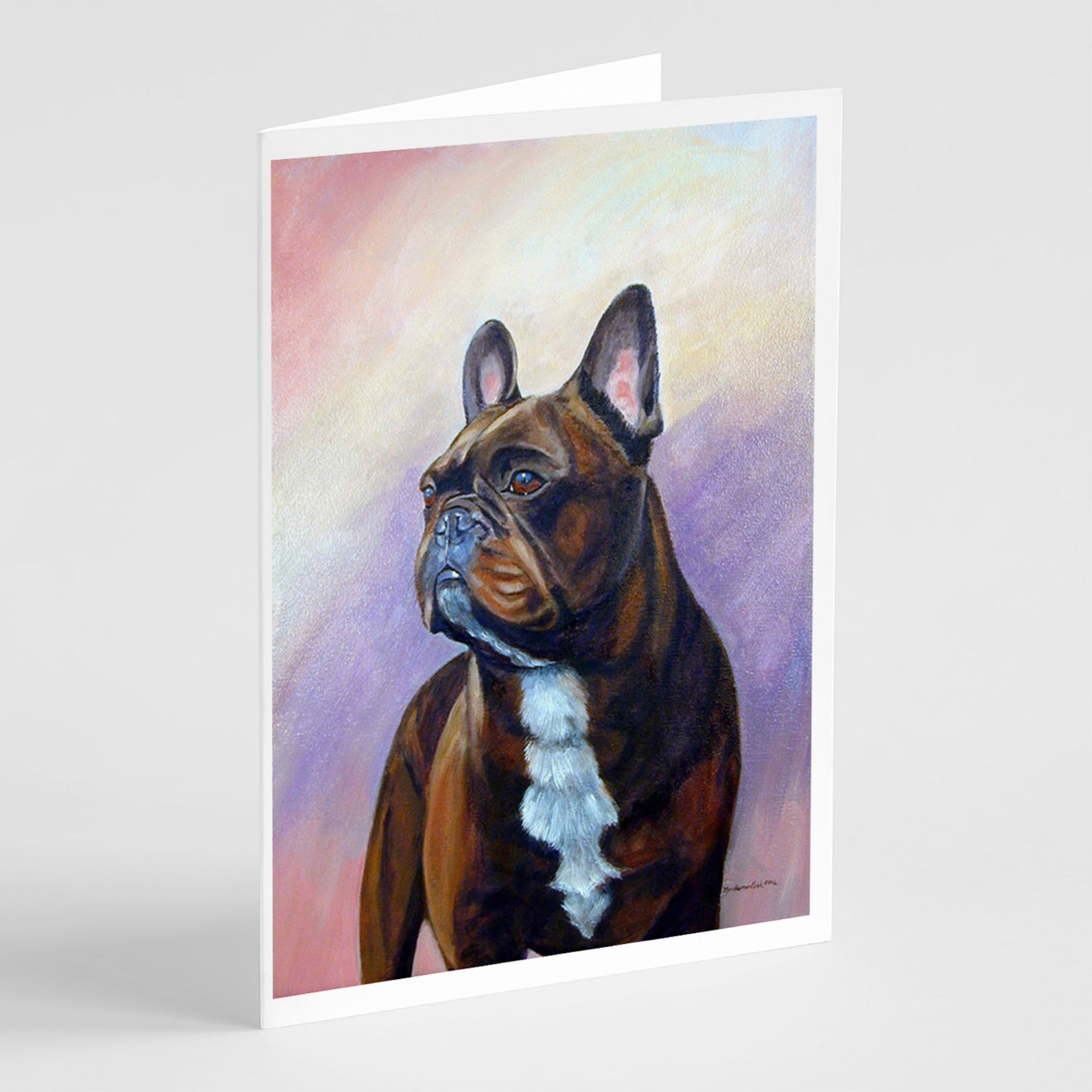French Bulldog Greeting Cards And Envelopes Pack Of 8