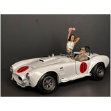 American Diorama 38319-38320 Seated Couple Release Iv 2 Piece Figurine Set For 1 By 24 Scale Models