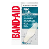 BAND-AID Brand Pro Heal Ultra-Thin Hydrocolloid for Advanced Healing, 100% Waterproof Adhesive Bandages for Less Scarring Versus