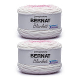 Bernat Blanket Perfect Phasing - 2 Pack of 220 Yards/10.5 oz Petal 100% Polyester Yarn