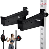 Yes4All Premium Barbell Safety Squat Bar Attachment - 1,000 LBS Capacity Squat Rack Spotter Arms 2x2 - Adjustable Height
