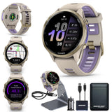 Garmin Forerunner 970 GPS Running Smartwatch, French Gray | Premium Training & Recovery, Sleep Coach, Heart Rate, Download Music