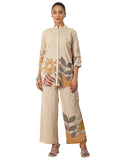 Libas Women'S Cotton Blend Co-Ords (99593_Off White_Xxl)