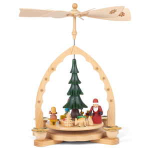 Alexander Taron 16073 Richard Glaesser Pyramid - Santa Children And Toy, Brown