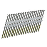 NuMax FRN.1203B500 21 Degree 3 x .120 Plastic Collated Brite Finish Full Round Head Smooth Shank Framing Nails (500 Count)
