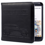 CANOPUS Car Registration and Insurance Holder, Magnetic Closure, Embossed Card Document Holder, Vehicle Glove Box Organizer, Wal