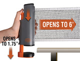 Outside Inside Backpack Travel Ping-Pong Set for Camping, Backyard & Outdoors