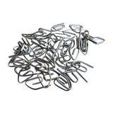 ECOMISTIQ 50 Pieces Curtain Hooks Practical Pin on Hooks for Drapes Offices Homemakers | Window Treatment Hardware | Window Trea