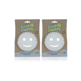 Scrub Daddy Sponge - Dye Free - Scratch-Free Scrubber for Dishes and Home, Odor Resistant, Soft in Warm Water, Firm in Cold, Dee