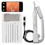 Luma 1 Visual Blackhead Remover Tweezers with Camera - Pimple Popper Tool with Camera 20x Magnification, 1080P, 8 LED Lights, wi