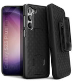 MOTIVE Designed for Samsung Galaxy S23 Plus Case with Belt Clip, Holster Case for S23 Plus, Shell Holster Combo, Slim Rugged Dro