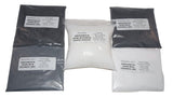 Rock Tumbler Grit for 15 Pound Tumbler with 1 Pound Plastic Buffering Pellets