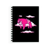 Plan To Gift Notebook Unruled Sloth Notebook Wire Bound Spiral Printed Pages:160 (Size A5)