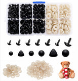 Untariya 130+ Pcs Safety Eyes And Noses Set With Washers For Amigurumi Crochet Dolls Teddy Bears Stuffed Animals Doll Making Cra