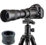 Telephoto Lens for Canon RF Lens Mount JINTU 420-800mm Manual Focus MF Zoom Lens for Canon EOS R, Ra, RP, R3, R5, R7, R8, R10, R