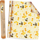 Beeswax Wraps for Food Roll(13x39inch), Organic Beeswax Wrap Beeswax Food Wraps Reusable Food Wrap Sustainable Beeswax Paper Bee