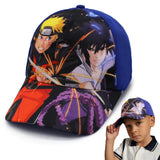Vritraz Anime Cartoon Character Printed Little Cap For Kids, Baby Girls And Boys (Blue) 45 Years | Adjustable Lightweight Summe