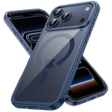 JETech Magnetic Case for iPhone 17 Pro Max 6.9-Inch Compatible with MagSafe, Shockproof Phone Bumper Cover, Anti-Scratch Clear B