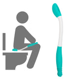 RMS Long Reach Comfort Wipe Self Assist Toilet Aid, Ideal Daily Living Bathroom Aid for Limited Mobility