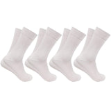 Cozyway Pack Of 5 Pairs Unisex Cotton Crew Length Socks With Breathable Fabric Cushioned Sole And Soft Stretch Grip For Daily Us
