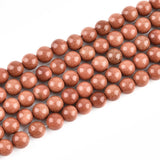 12mm Natural Gold Sandstone Beads Round Semi Precious Gemstone Loose Beads for Jewelry Making (31-33pcs/strand)